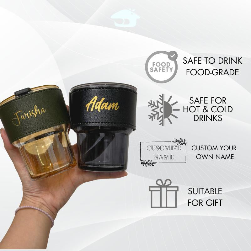Bamboo Cup 400ml, 7 Colors Option.